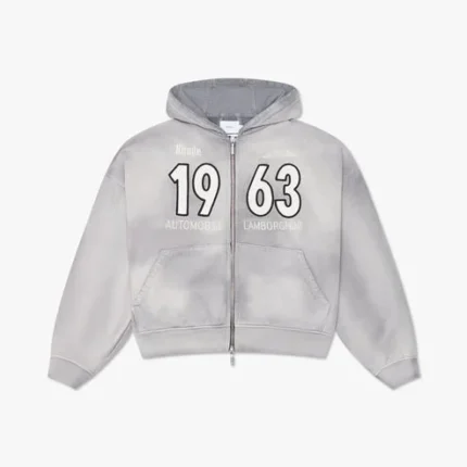 RHUDE AUTOMOBILI FULL ZIP HOODIE