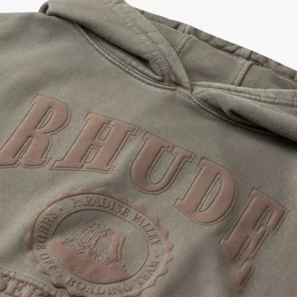 RHUDE CROPPED VALLEY HOODIE