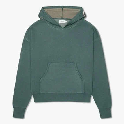 RHUDE SCRIPT LOGO KNIT HOODIE