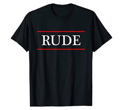 RHUDE T-Shirt That Says The Word