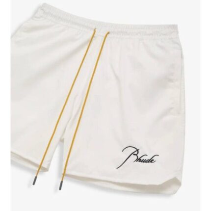 Rhude Embroidered Logo Premium Swim Shorts