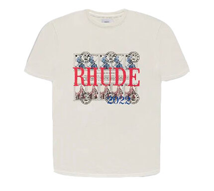 Rhude White Stamp Tee